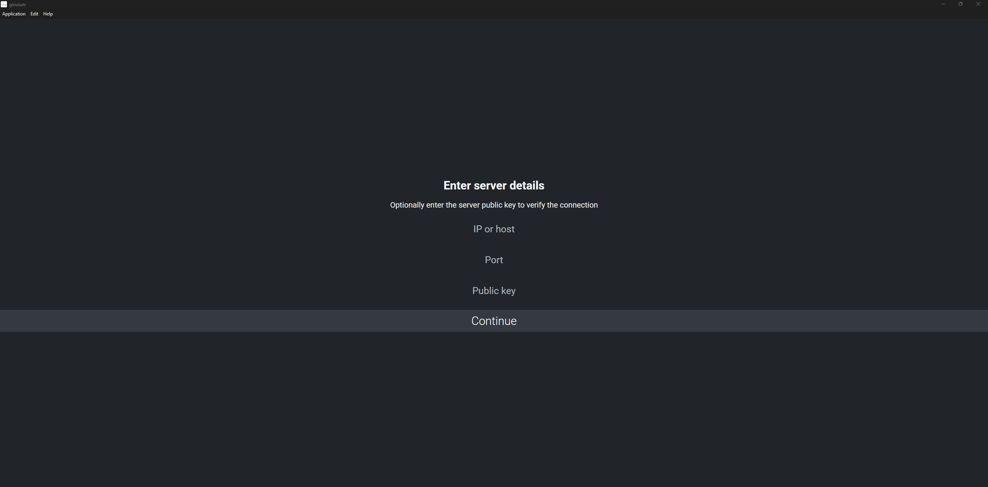 giovium Desktop Interface 1