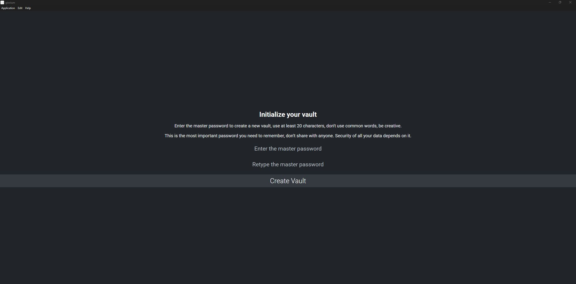giovium Desktop Interface 2
