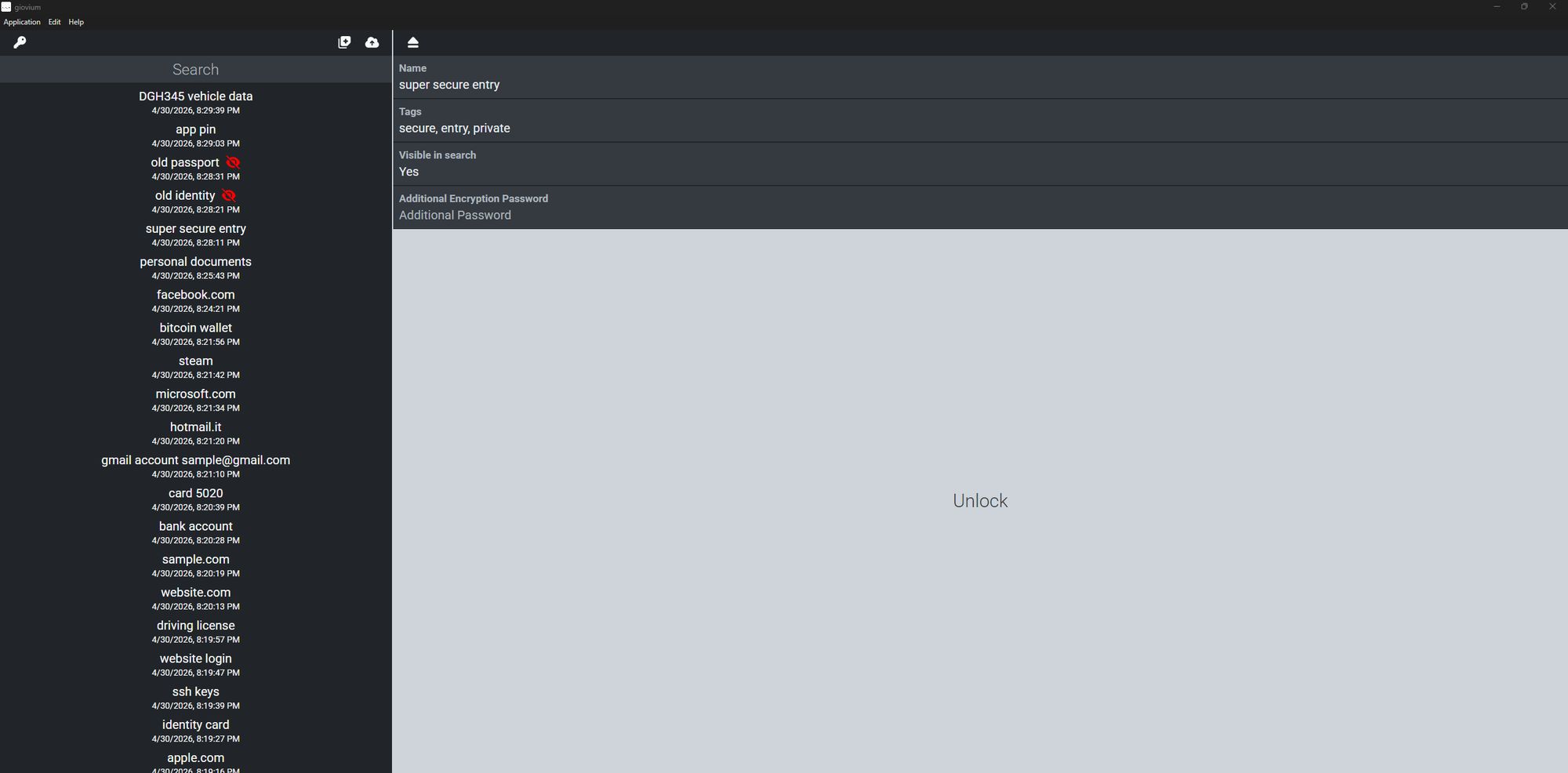 giovium Desktop Interface 5