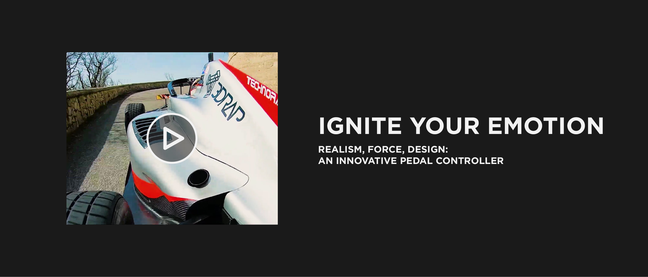 nGASa SimRacing Pedals Intro Slide